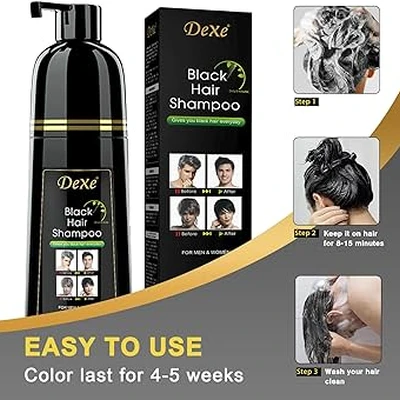 200 ML dexe Black Hair shampoo