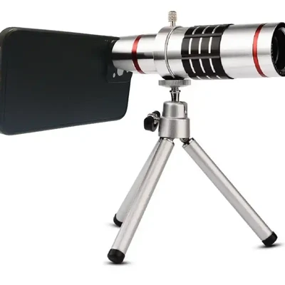Mobile Zoom Lens 18X with Tripod – Works with any Smartphone