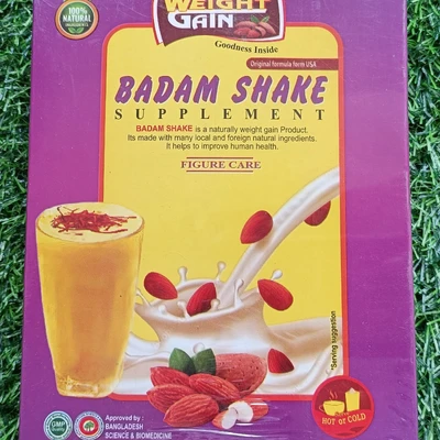Badam shake weight gain