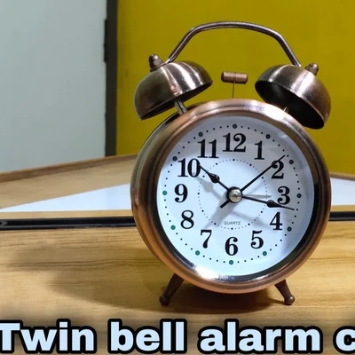 Twin bell alarm clock